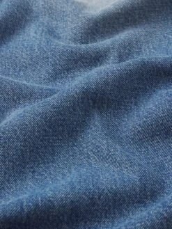 Baggy Jean -- Effortless Destructed 12 Baggy Jean -- Effortless Destructed -FRAME Clothing Shop M005DPA105 EFOD FABRICDETAIL jeans texture detail image