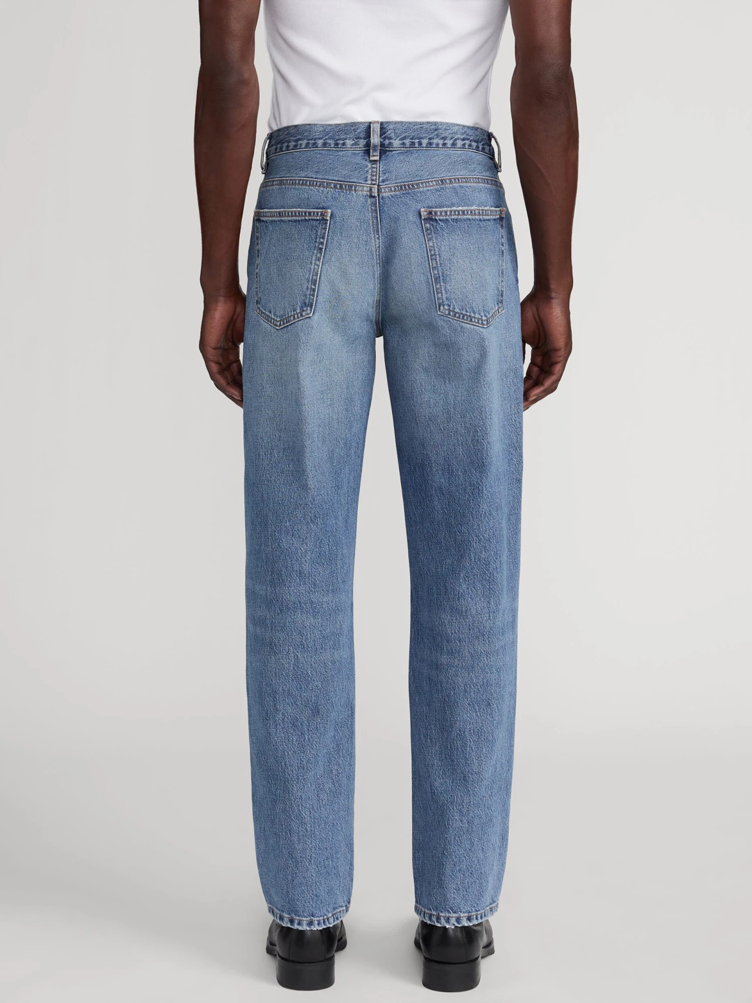 Collegiate Blue Relaxed Straight Leg Jean – Sustainable Regenerative Cotton Denim 5 Collegiate Blue Relaxed Straight Leg Jean – Sustainable Regenerative Cotton Denim - Image 5