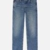 Collegiate Blue Relaxed Straight Leg Jean – Sustainable Regenerative Cotton Denim