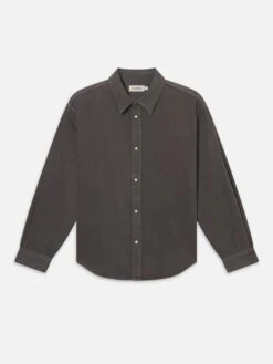 Classic Cotton Shirt -- Dark Grey