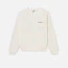 Sotheby's Cream Relaxed Fit Crewneck Sweatshirt – V-Stitch Heavyweight Cotton Unisex Top