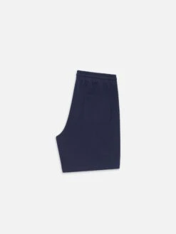 Sotheby's Navy Blue Essential Cotton Sweat Shorts – Relaxed Fit Elastic Waistband Loungewear -FRAME Clothing Shop ME25JST001 NAVY B OPTION2 shorts back packshot image