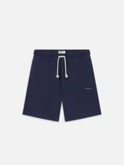 Sotheby's Navy Blue Essential Cotton Sweat Shorts – Relaxed Fit Elastic Waistband Loungewear