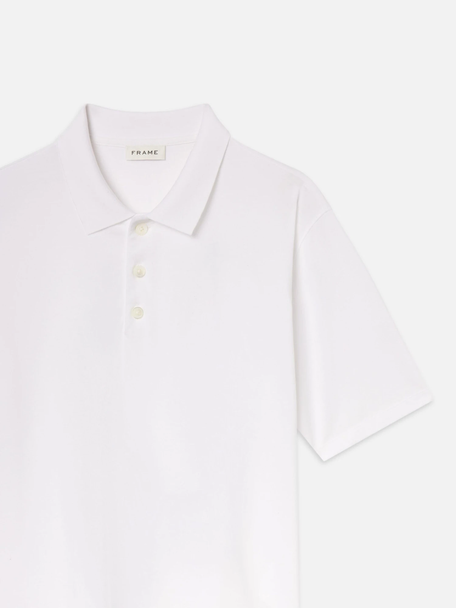 Light Pique Polo in White – Premium Breathable Cotton Short Sleeve Essential 4 Light Pique Polo in White – Premium Breathable Cotton Short Sleeve Essential - Image 4