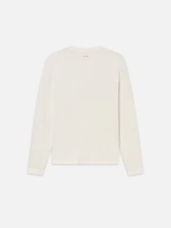 Sotheby's Unisex Long Sleeve Tee -- White 7 Sotheby's Unisex Long Sleeve Tee -- White -FRAME Clothing Shop ME25JTE016 WHT B shirt back packshot image