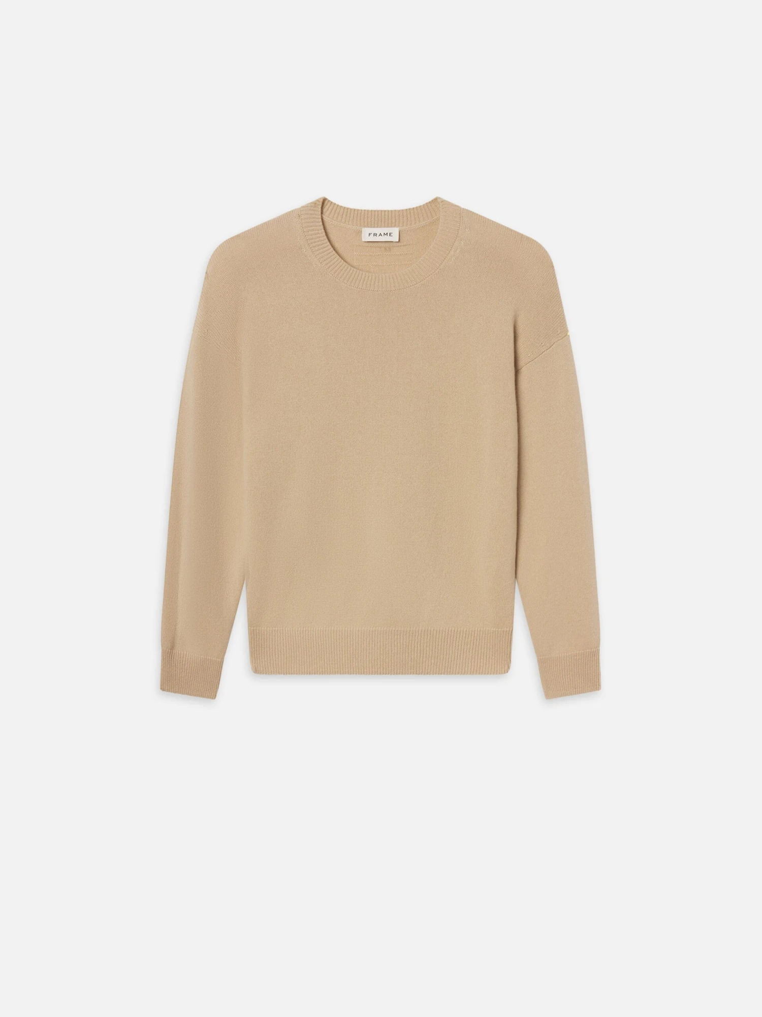 Men's Light Weight 100% Cashmere Crewneck Sweater – Summer Beige 1 Men's Light Weight 100% Cashmere Crewneck Sweater – Summer Beige