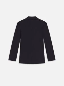 Unlined Wool Blazer -- Dark Navy -FRAME Clothing Shop ME25WBZ008 DKNV B blazer back packshot image