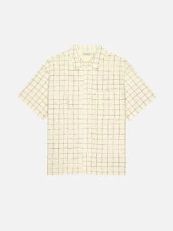 Vintage Print Shirt -- Cream Multi