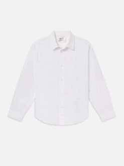 Sotheby's White Oxford Shirt – Classic Button-Down Collar with Signature Detail Unisex Fit