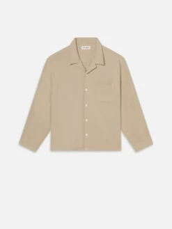 Duo Fold Relaxed Shirt -- Light Beige