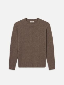 Yak Blend Sweater -- Dark Taupe