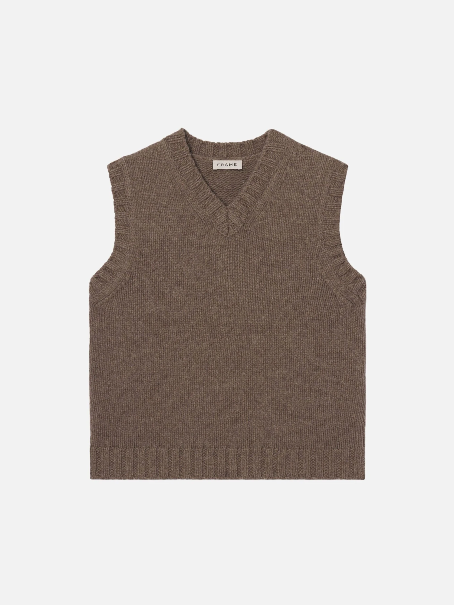 Men's Dark Taupe Yak Blend Knit Vest – Premium Merino Layering Piece 1 Men's Dark Taupe Yak Blend Knit Vest – Premium Merino Layering Piece