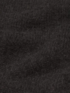 Men's Dark Mocha Knit Button-Down Shirt Sweater – Versatile Long Sleeve Layer 14 Men's Dark Mocha Knit Button-Down Shirt Sweater – Versatile Long Sleeve Layer -FRAME Clothing Shop MF25KSW020 DKMC FABRICDETAIL sweater texture detail image