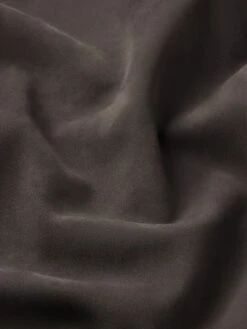 Men's Old Black Lived-In Finish Goat Suede – Classic Bomber Jacket with Chest Pocket -FRAME Clothing Shop MF25LJA001 OLBK FABRICDETAIL jacket texture detail image