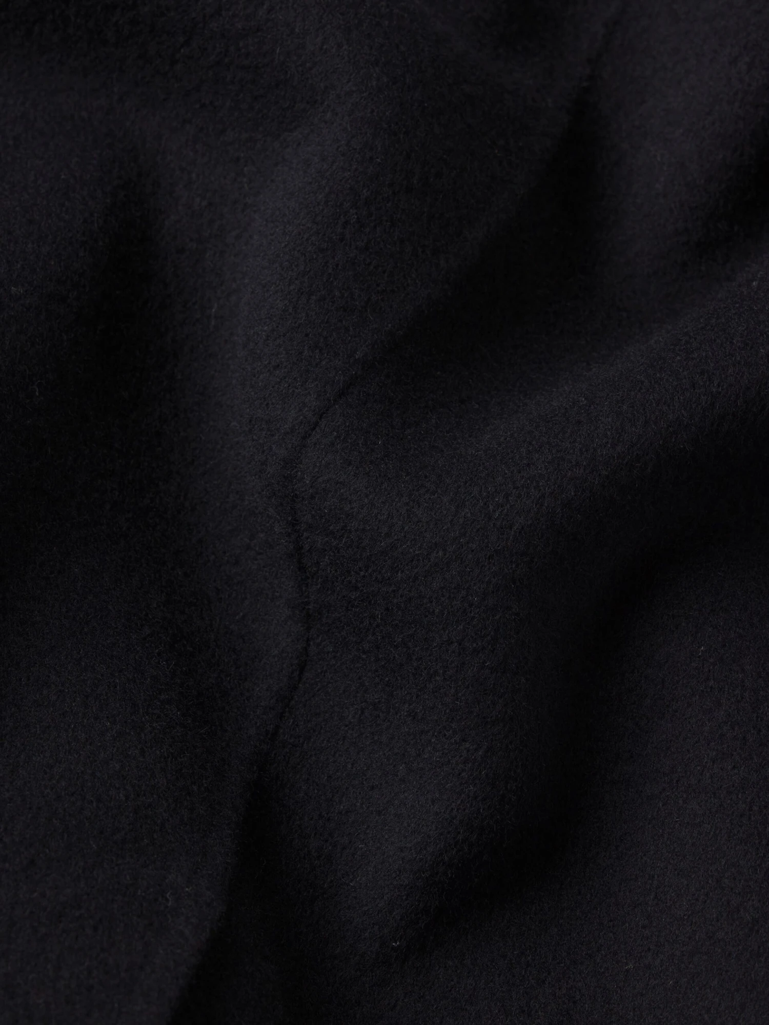 Double Face Wool Overcoat -- Dark Navy 6 Double Face Wool Overcoat -- Dark Navy - Image 6