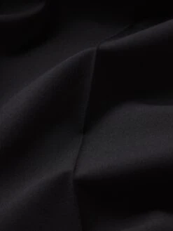 The Society Archive Black 100% Wool Tuxedo Trousers – Formal Tailored Suit Pants -FRAME Clothing Shop MF25WPA008 BLK FABRICDETAIL pants texture detail image