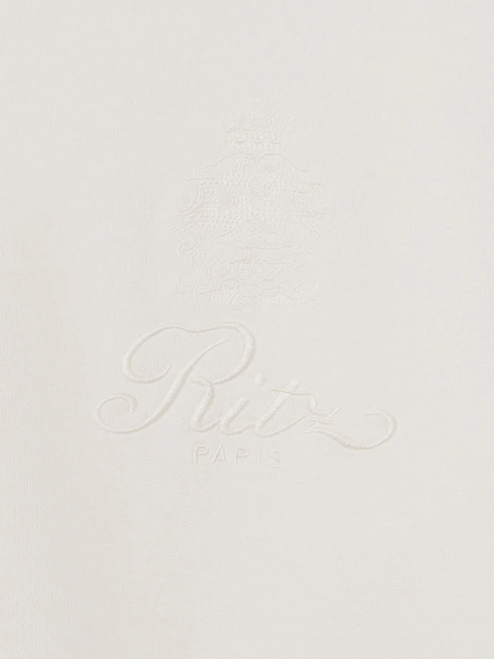 Ritz Paris Cream Tonal Logo & Crest – Luxe Cotton-Blend Crewneck Sweatshirt 7 Ritz Paris Cream Tonal Logo & Crest – Luxe Cotton-Blend Crewneck Sweatshirt - Image 7