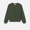 Ritz Paris Hunter Green Tonal Logo – Embroidered Crest Unisex V-Stitch Crewneck