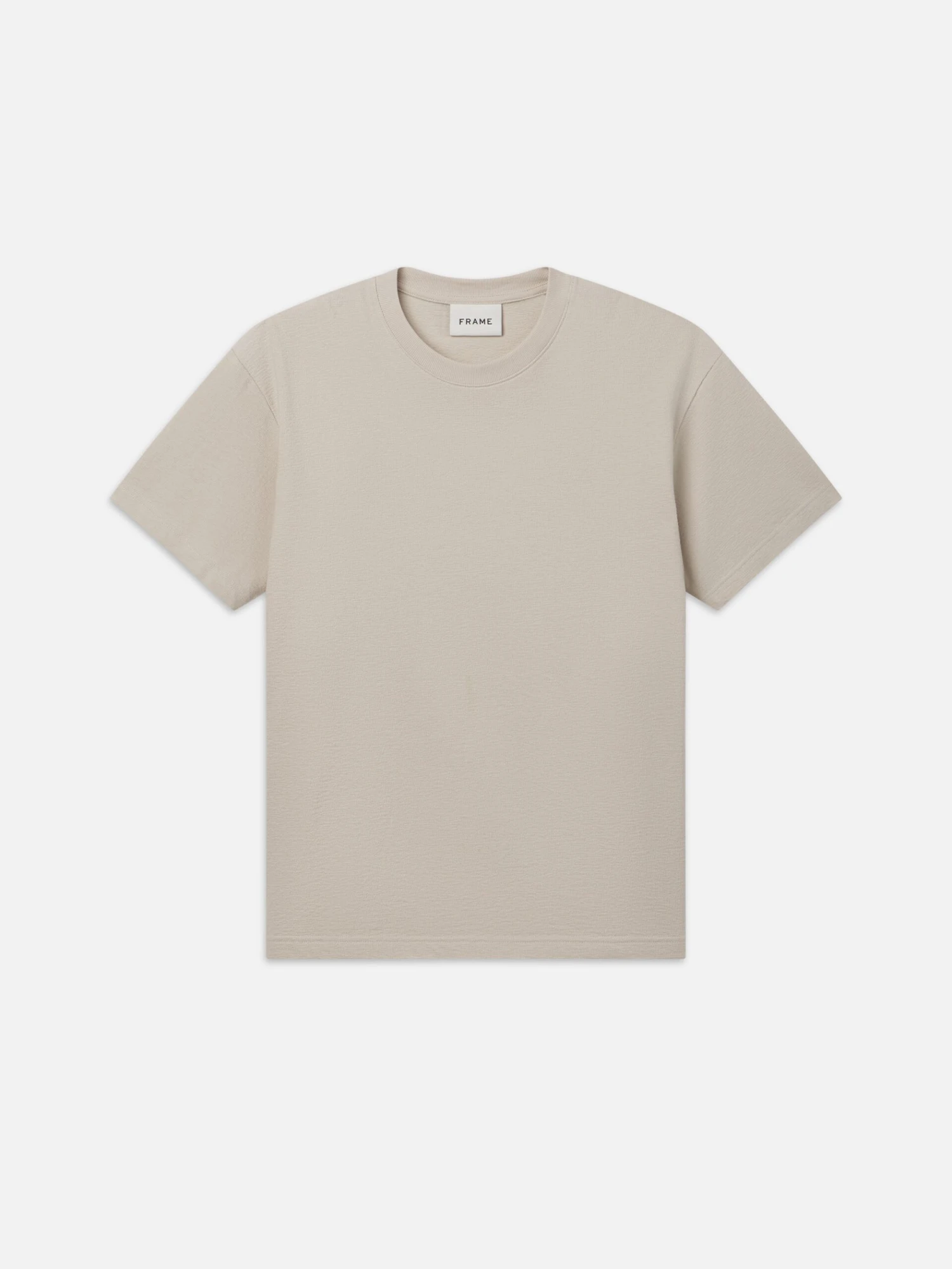 Boxy Textured Tee -- Off White 1 Boxy Textured Tee -- Off White