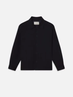 Double Face Shirt Jacket -- Dark Navy