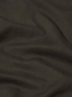 Men's Light Supima Cotton Long Sleeve Crewneck Tee - Chocolate Brown -FRAME Clothing Shop MP26JTE010 CHBR FABRICDETAIL shirt texture detail image