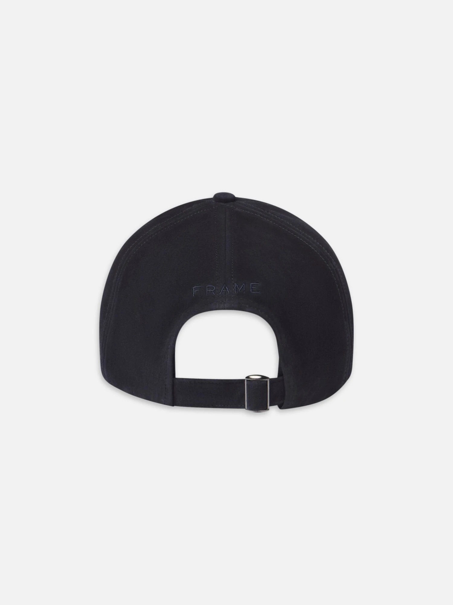 Frame Dark Navy Premium Suede – Minimalist Essential Curved Bill Strapback Hat 3 Frame Dark Navy Premium Suede – Minimalist Essential Curved Bill Strapback Hat - Image 3
