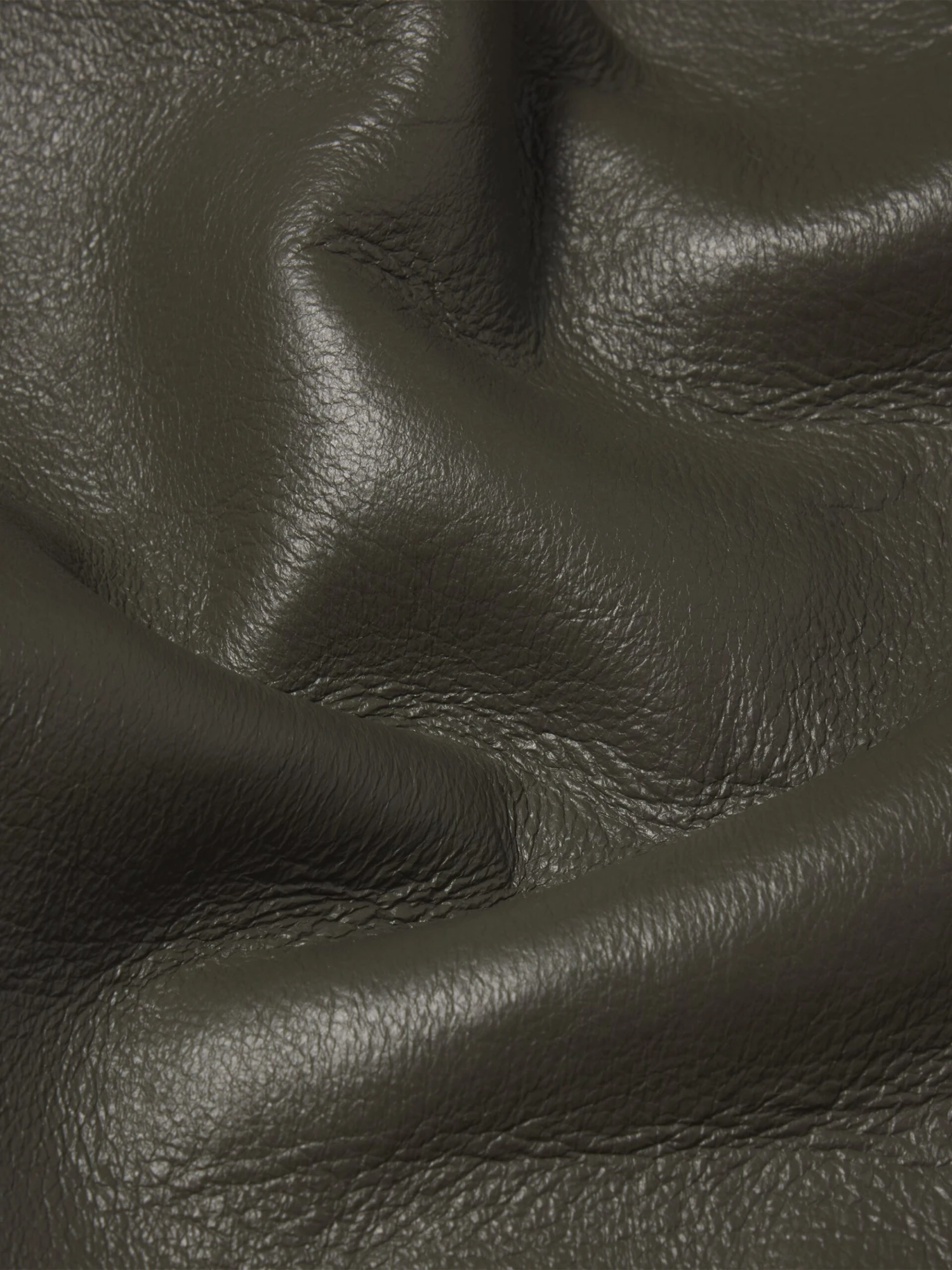 Men's Dark Olive Lamb Shearling Jacket – Boxy Silhouette with Contrast Collar 7 Men's Dark Olive Lamb Shearling Jacket – Boxy Silhouette with Contrast Collar - Image 7