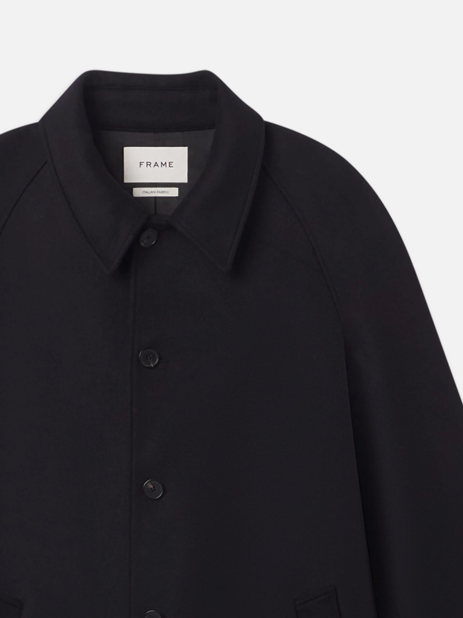 Wool Trench -- Black 4 Wool Trench -- Black - Image 4