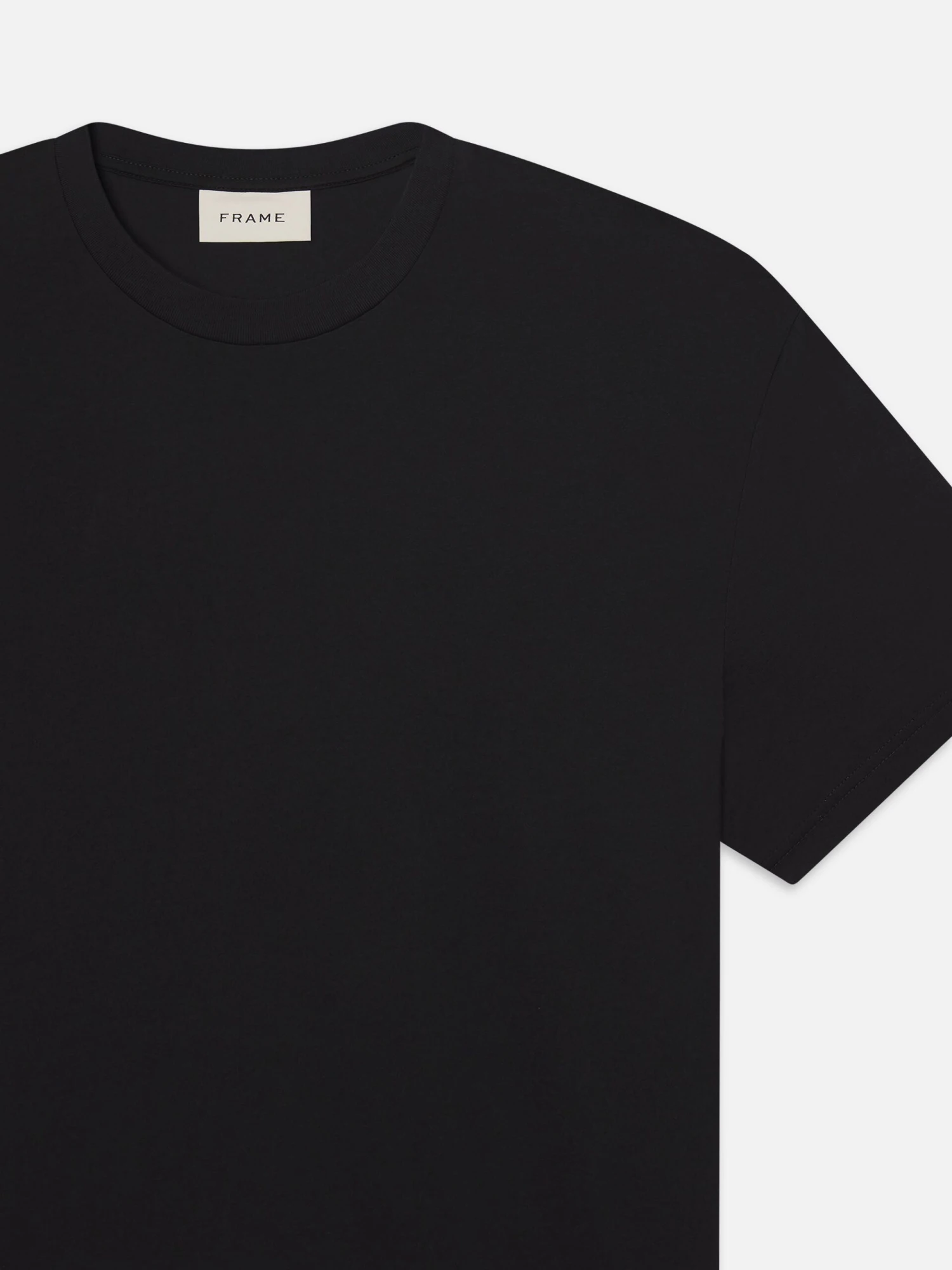 Premium Black Supima Light Cotton Crewneck Tee - Luxury Everyday Staple 3 Premium Black Supima Light Cotton Crewneck Tee - Luxury Everyday Staple - Image 3