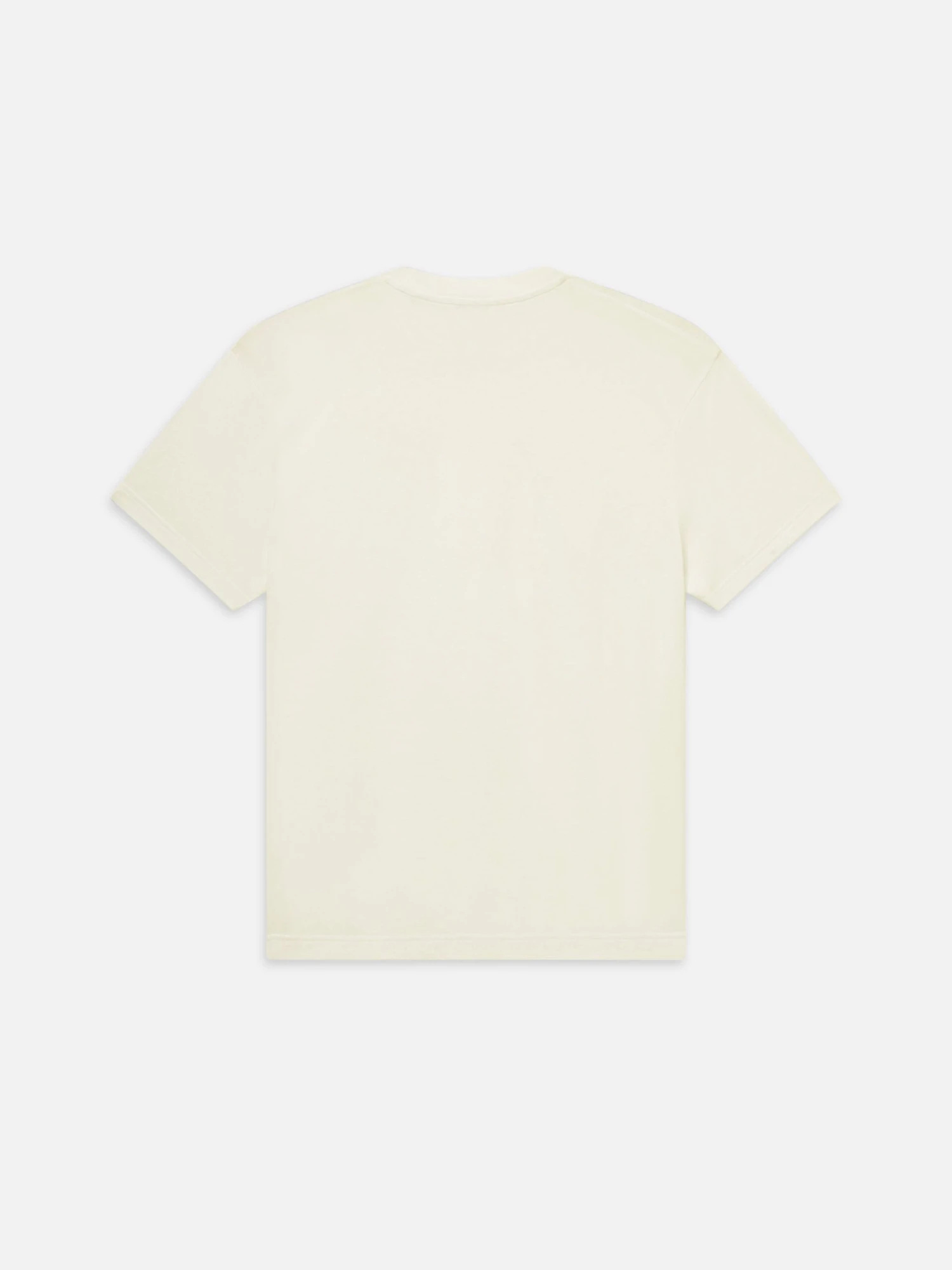 Premium Supima Light Cotton Tee – Off White Crewneck Short Sleeve 3 Premium Supima Light Cotton Tee – Off White Crewneck Short Sleeve - Image 3