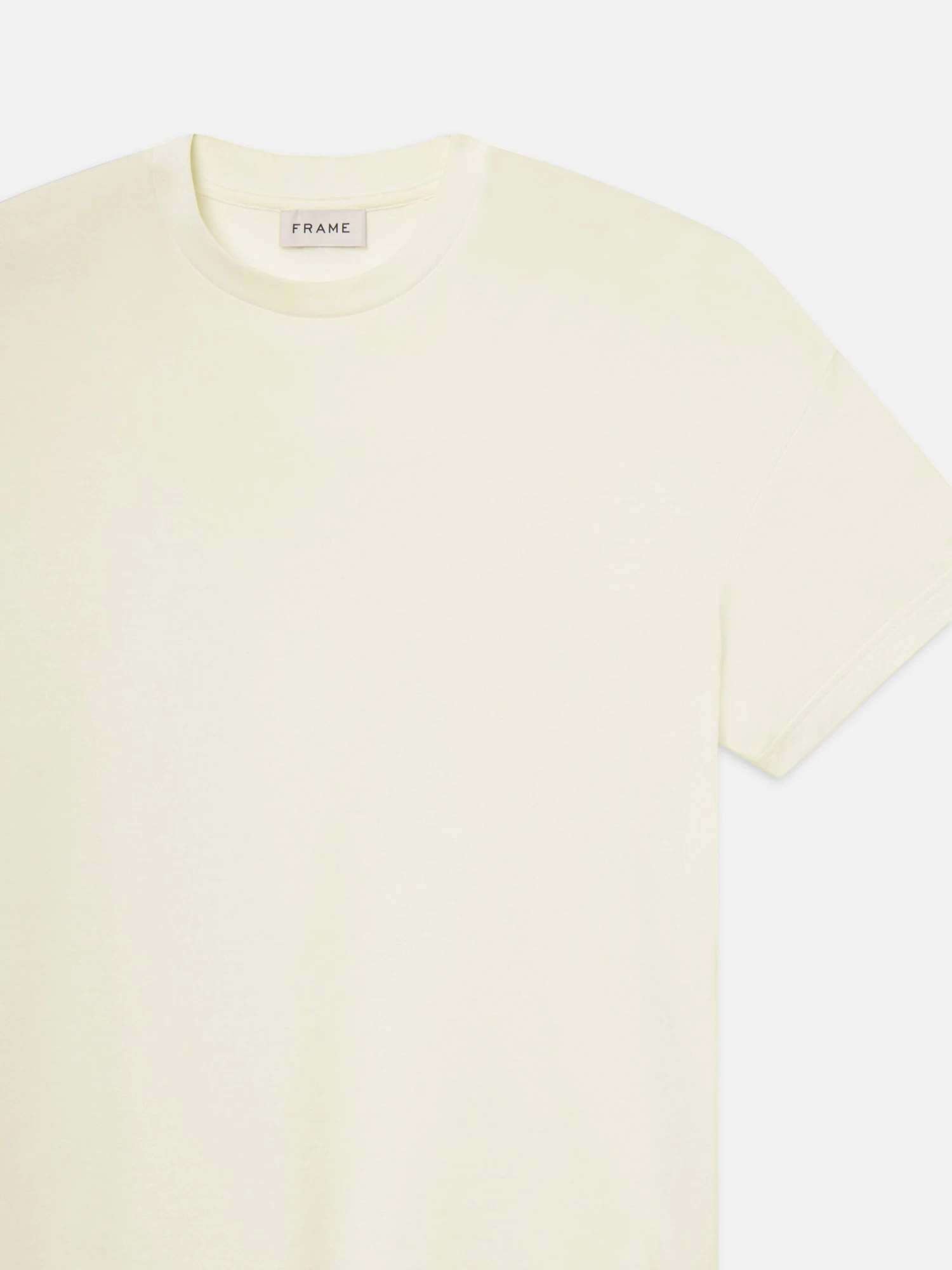 Premium Supima Light Cotton Tee – Off White Crewneck Short Sleeve 2 Premium Supima Light Cotton Tee – Off White Crewneck Short Sleeve - Image 2