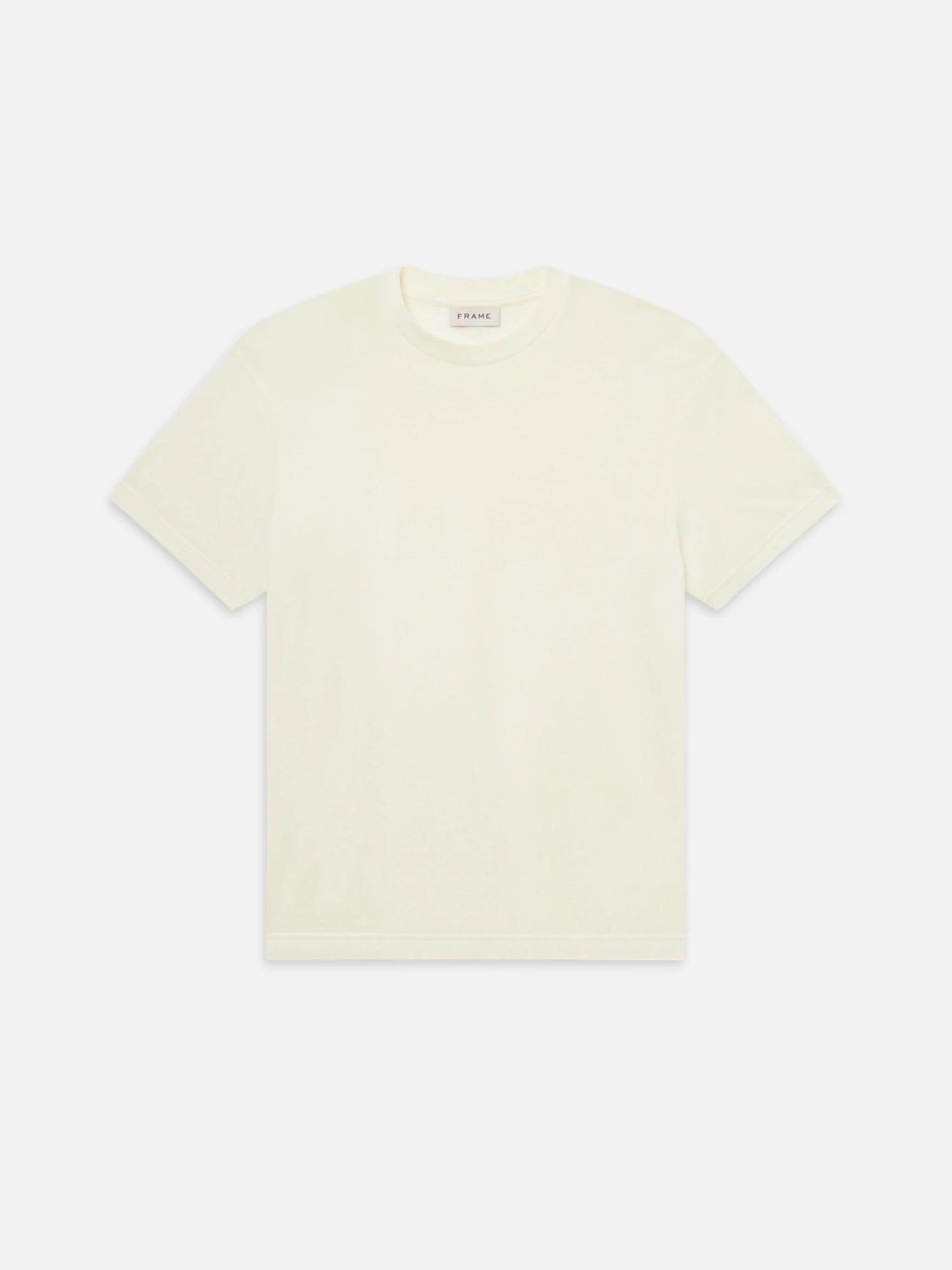 Premium Supima Light Cotton Tee – Off White Crewneck Short Sleeve 1 Premium Supima Light Cotton Tee – Off White Crewneck Short Sleeve