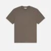 Light Cotton Supima Tee in Smoky Mocha – Premium Lightweight Crewneck Short Sleeve