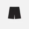 Wool Relaxed Shorts -- Black