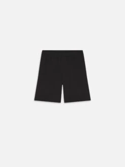 Wool Relaxed Shorts -- Black