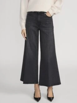 Le Palazzo Crop -- Broken -FRAME Clothing Shop OPLPPC292 BRKN 2551 jeans front image