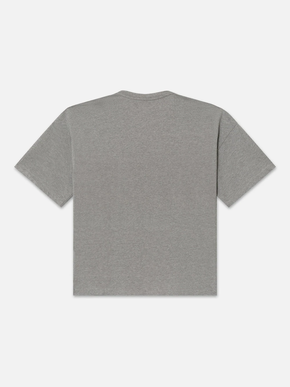Frame x Ritz Paris Heather Grey Cotton-Cashmere Cropped Relaxed T-Shirt 8 Frame x Ritz Paris Heather Grey Cotton-Cashmere Cropped Relaxed T-Shirt - Image 8