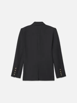 Ritz Women's Club Blazer -- Black -FRAME Clothing Shop RW23WBZ002 BLK BACK 1203 jacket back packshot image