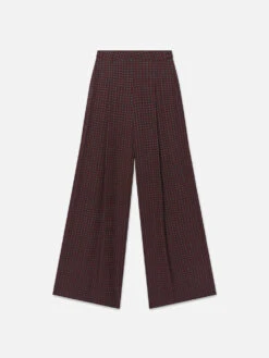 Ritz Women's Pleated Trouser -- Bordeaux Multi
