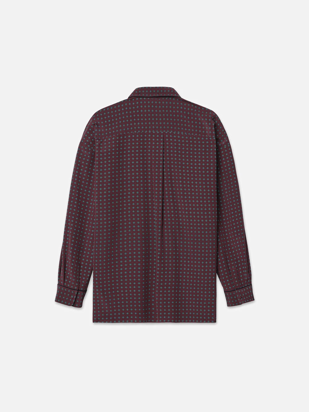 Ritz Women's Pajama Shirt -- Bordeaux Multi 3 Ritz Women's Pajama Shirt -- Bordeaux Multi - Image 3