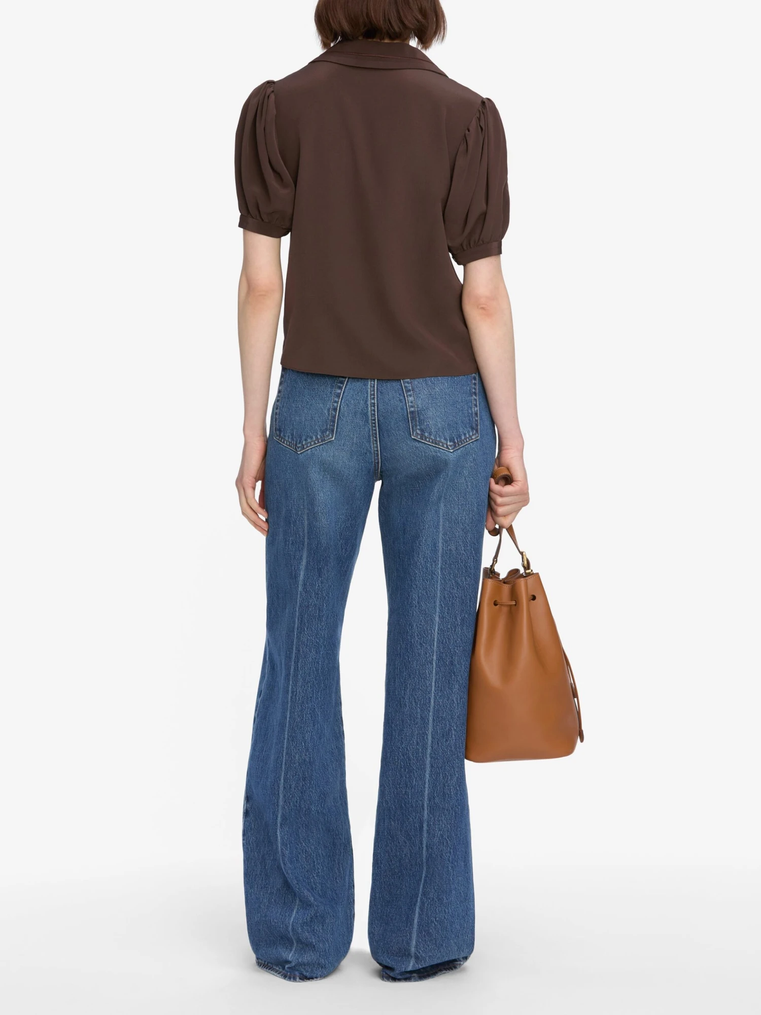 The Sailor Blouse -- Coffee 6 The Sailor Blouse -- Coffee - Image 6