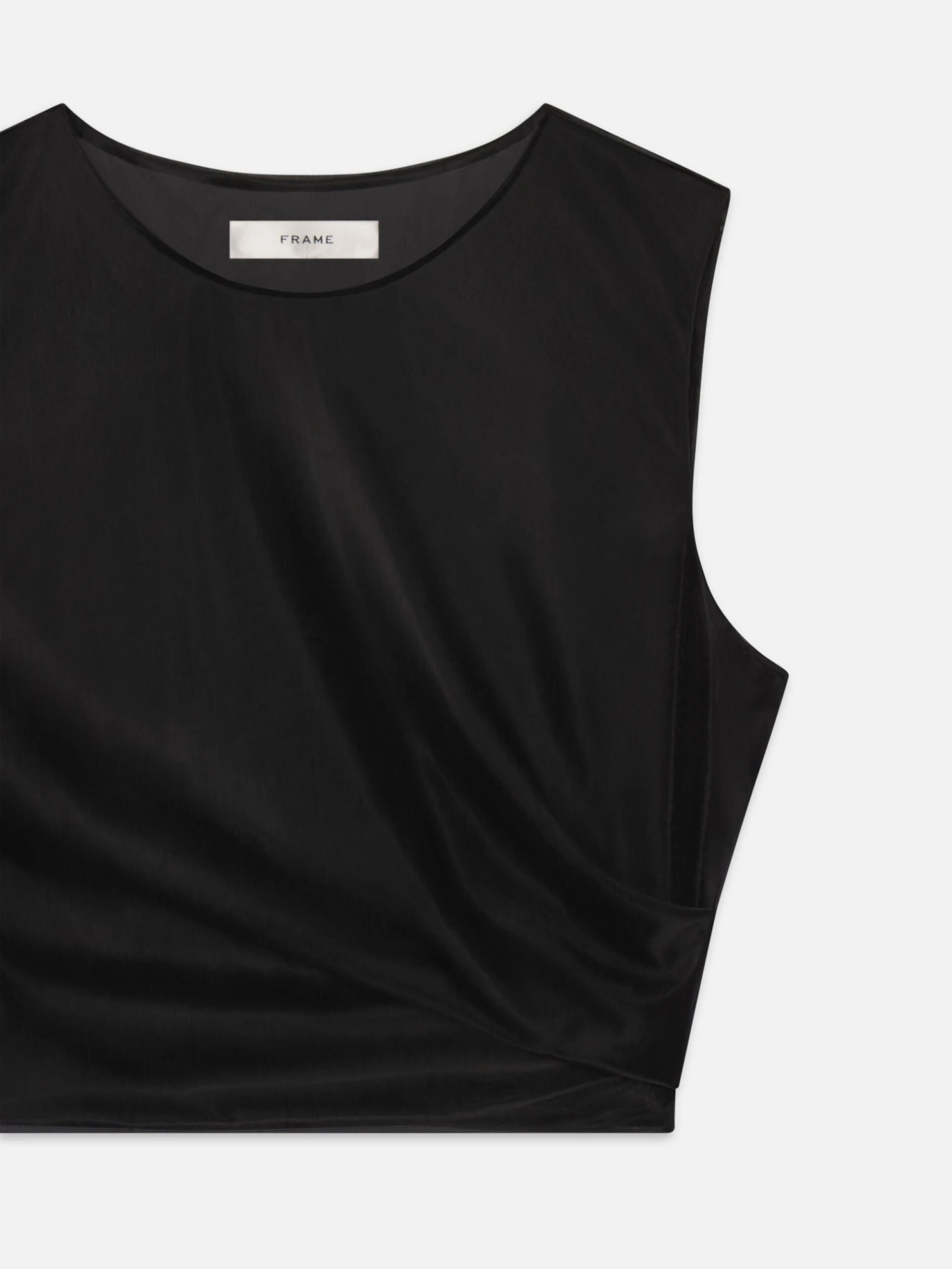 The Mesh Twist Tank -- Black 2 The Mesh Twist Tank -- Black - Image 2