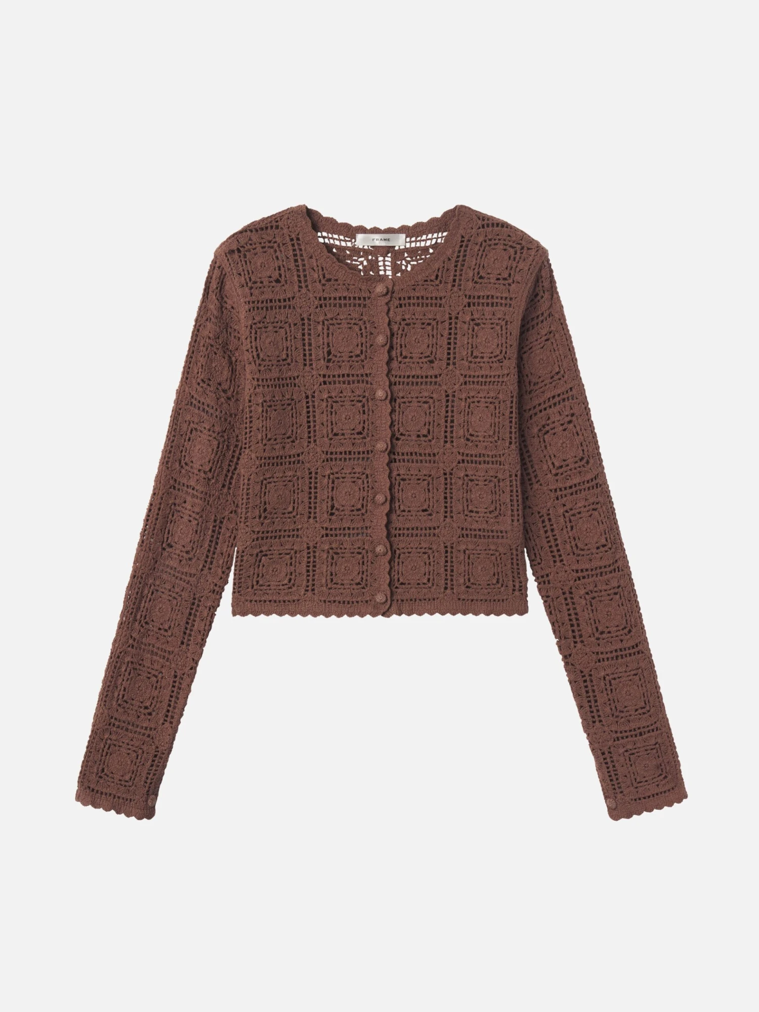 The Crochet Cardi -- Caramel 1 The Crochet Cardi -- Caramel