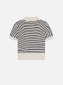 The Graduate Polo -- Navy Multi -FRAME Clothing Shop WE25KSW013 NAMU B polo back packshot image