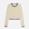 The Rookie Cardi -- Cream Multi