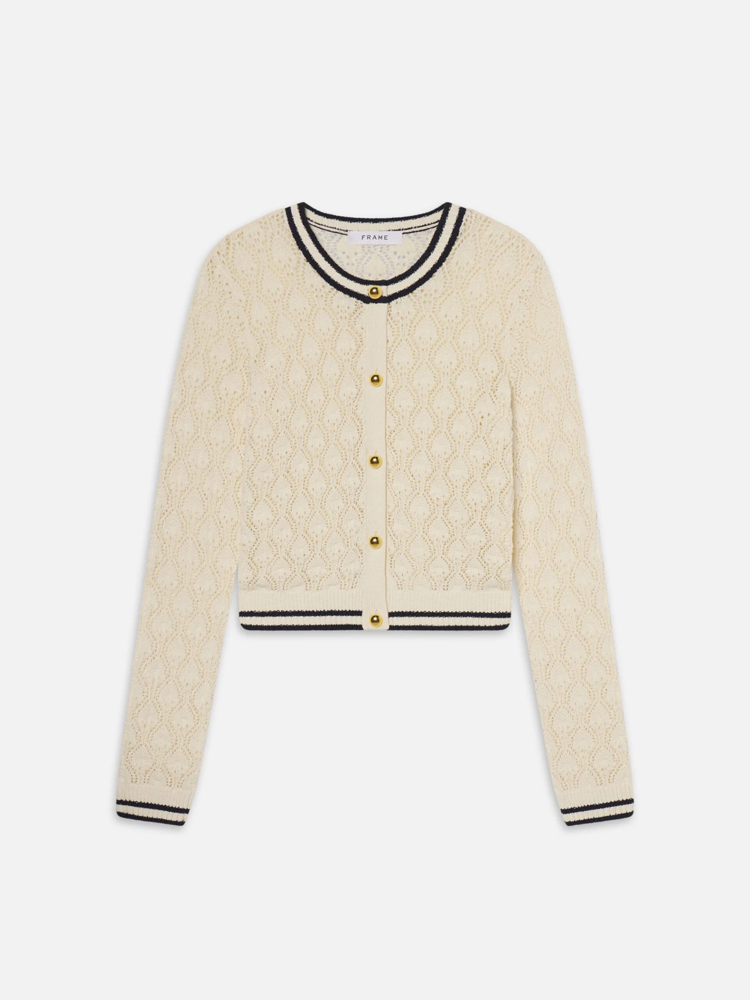 The Rookie Cardi -- Cream Multi 1 The Rookie Cardi -- Cream Multi