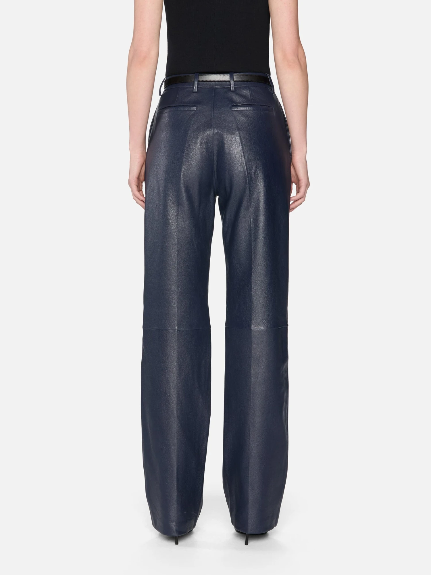 The Leather Trouser -- Dark Indigo 5 The Leather Trouser -- Dark Indigo - Image 5