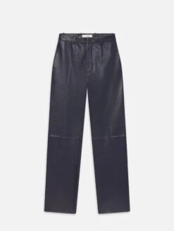 The Leather Trouser -- Dark Indigo