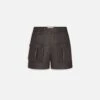 The Leather Scout Short -- Truffle