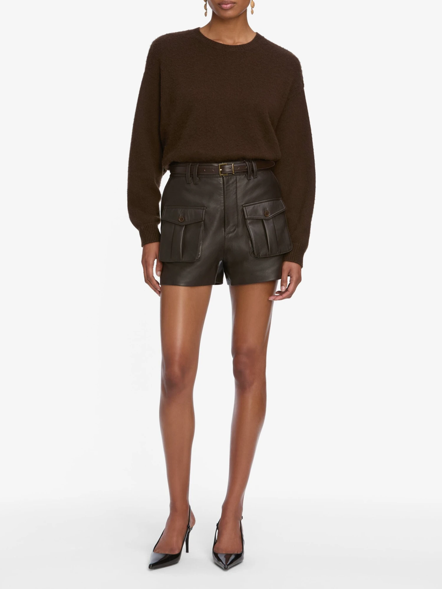 The Leather Scout Short -- Truffle 2 The Leather Scout Short -- Truffle - Image 2